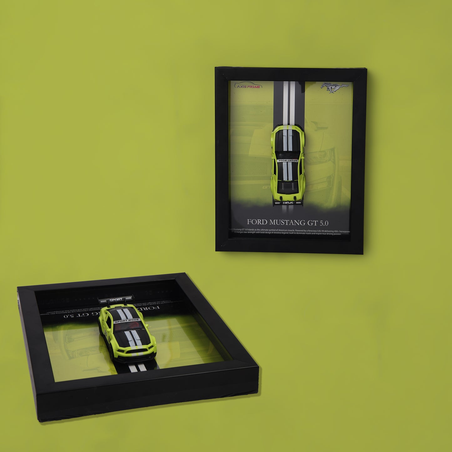 3D Car Frame | Ford Mustang GT 5.0 Diecast Car Model