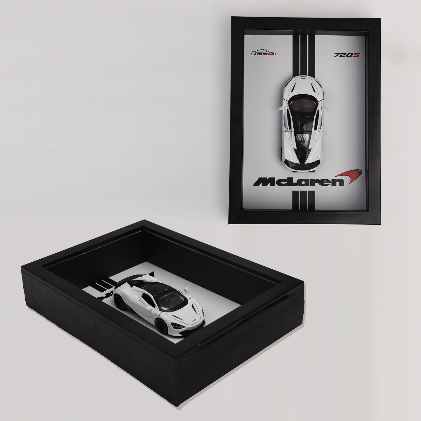 Premium 3D Car Frame | McLaren 7205 Diecast Model (1:24 Scale)