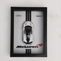 McLaren 720S 3D Car Frame with 1:24 McLaren 720S Diecast Car – Premium McLaren Car Frame Wall Decor