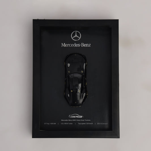 Premium 3D Car Frame | Mercedes-Benz Diecast Car Model (1:24 Scale)