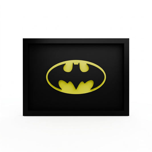 Premium Batman 3D Frame | Superhero Wall Decor