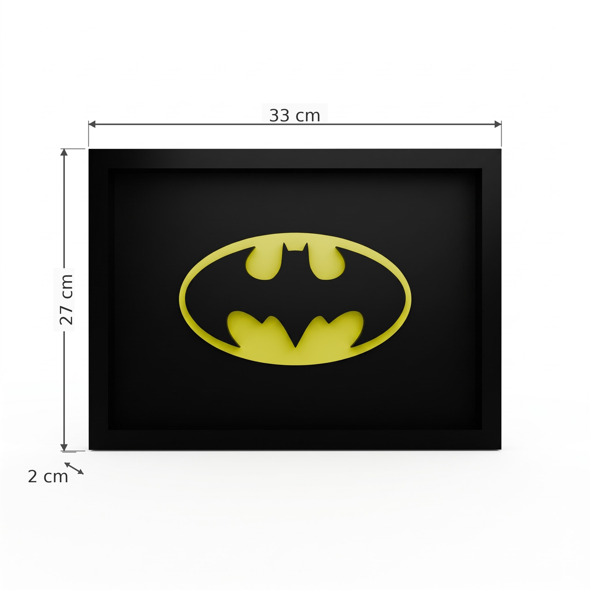 Premium Batman 3D Frame | Superhero Wall Decor