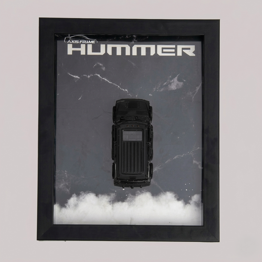 Premium Hummer diecast car 3D car frame for car enthusiasts
