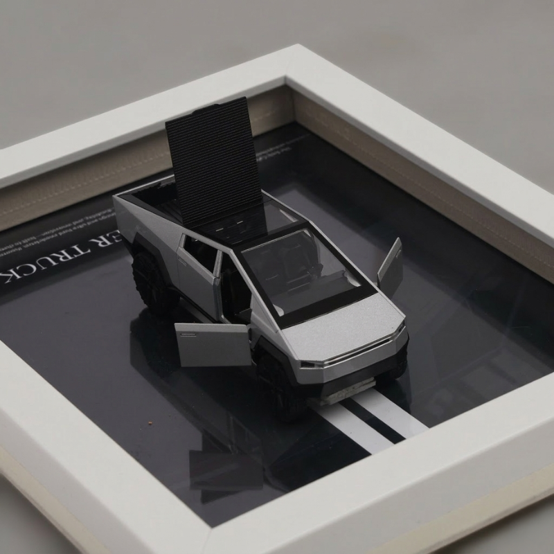 tesla-cybertruck-3d-car-frame-diecast-car